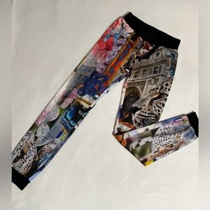 Roberto Cavalli Printed cotton track pants